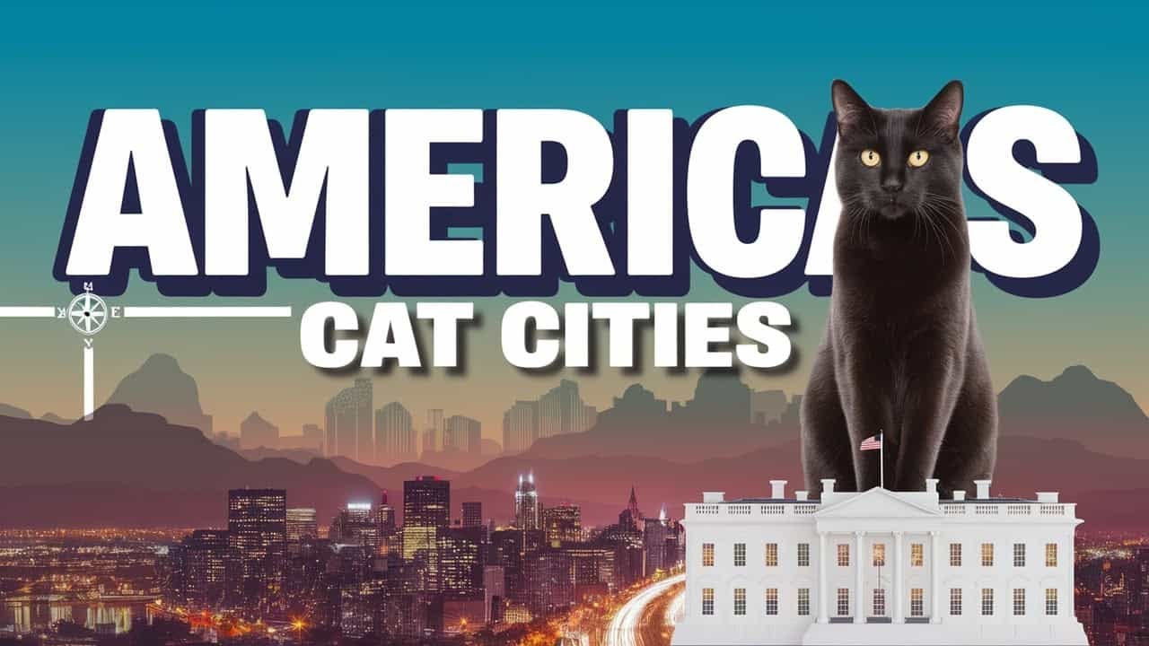 America Top Cat-Friendly Cities!🐈&zwj;⬛😼