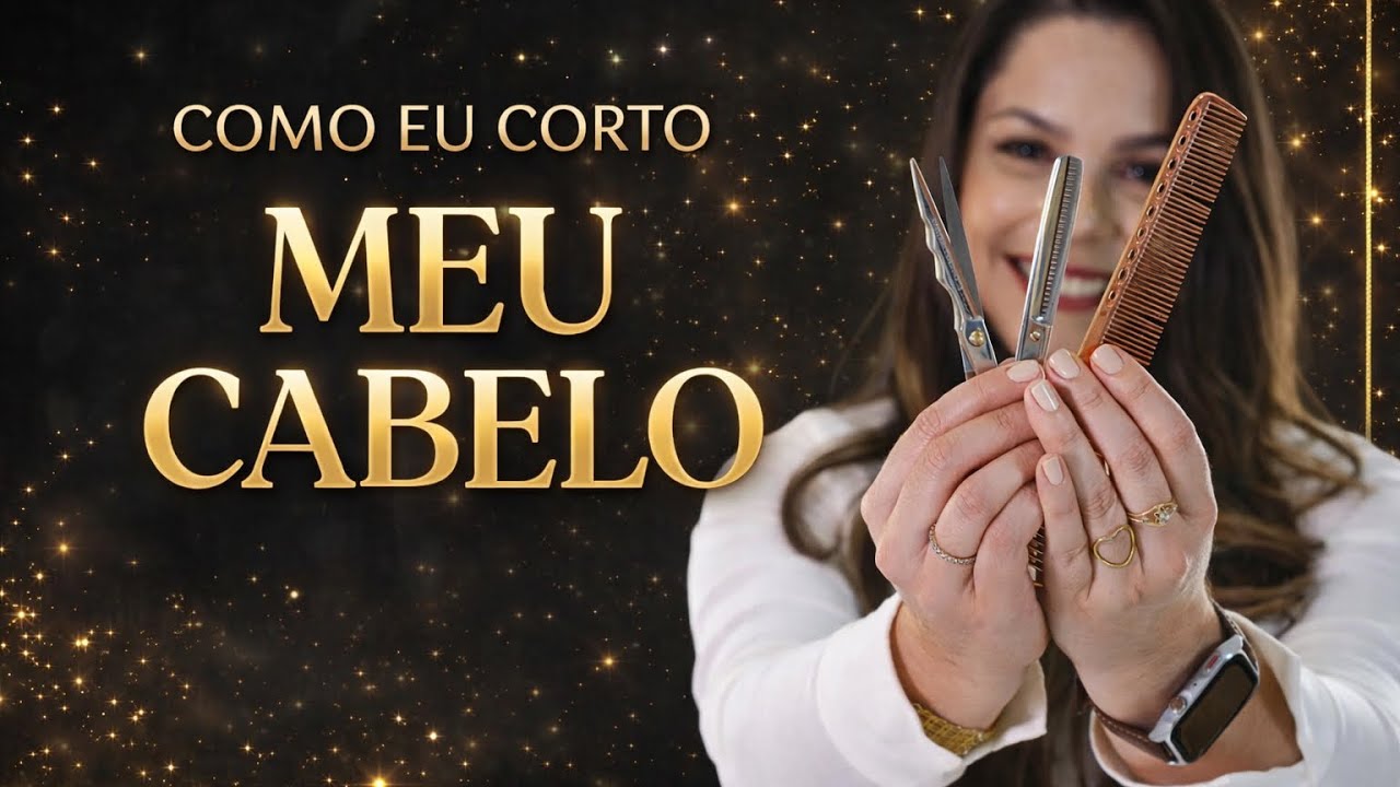 Como eu corto meu cabelo sozinha de forma simples!  #cortedecabelo #cortes 
