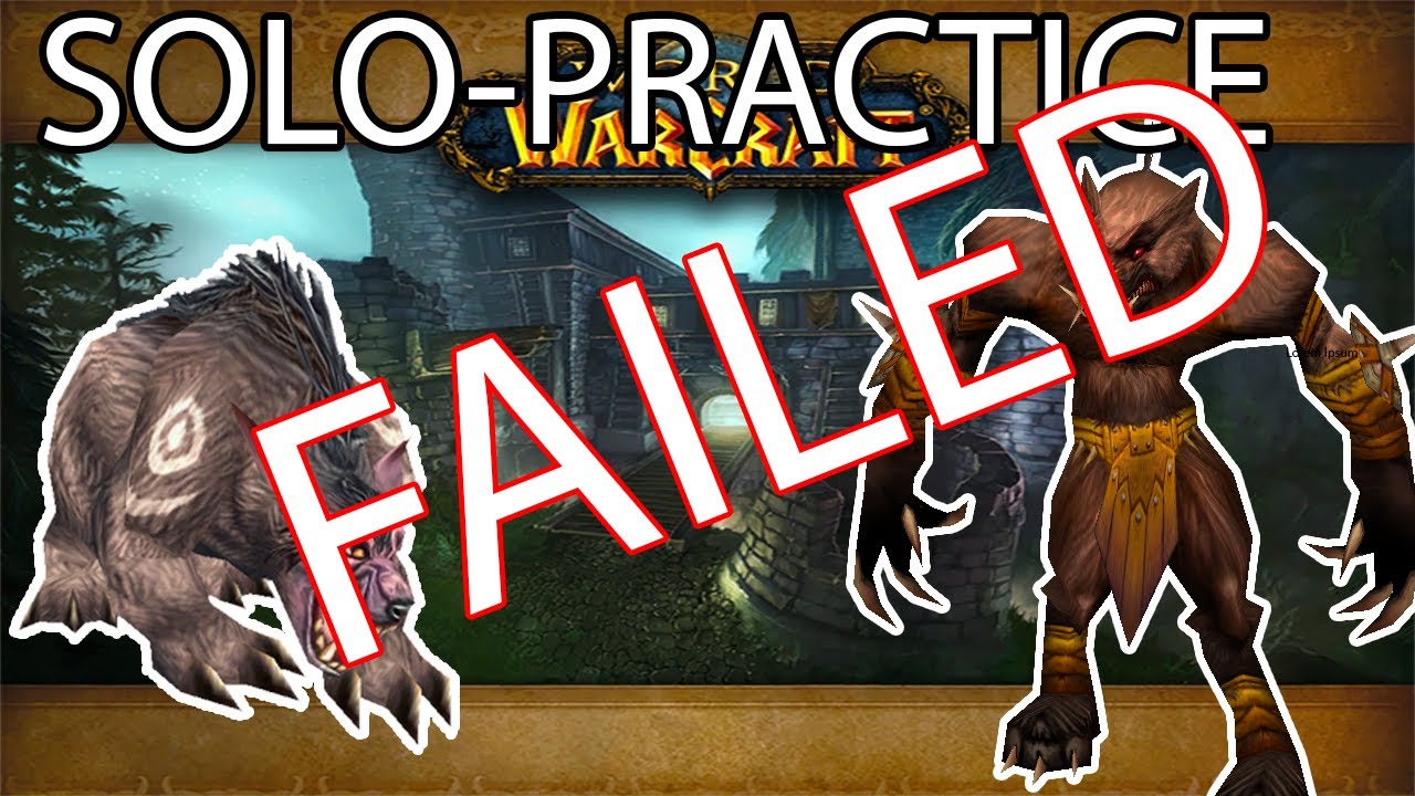 Can you SOLO Shadowfang Keep? - PRACTICE RUN