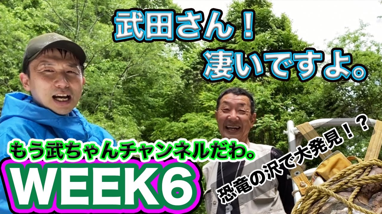 【season２】《week６》カムイサウルスが見つかった場所に、新たな恐竜は見つかるのか？！★本当に凄い！★武田さんが、巨大な化石発見しました！ 次から、武ちゃんチャンネルになるかもしれませんよ。笑