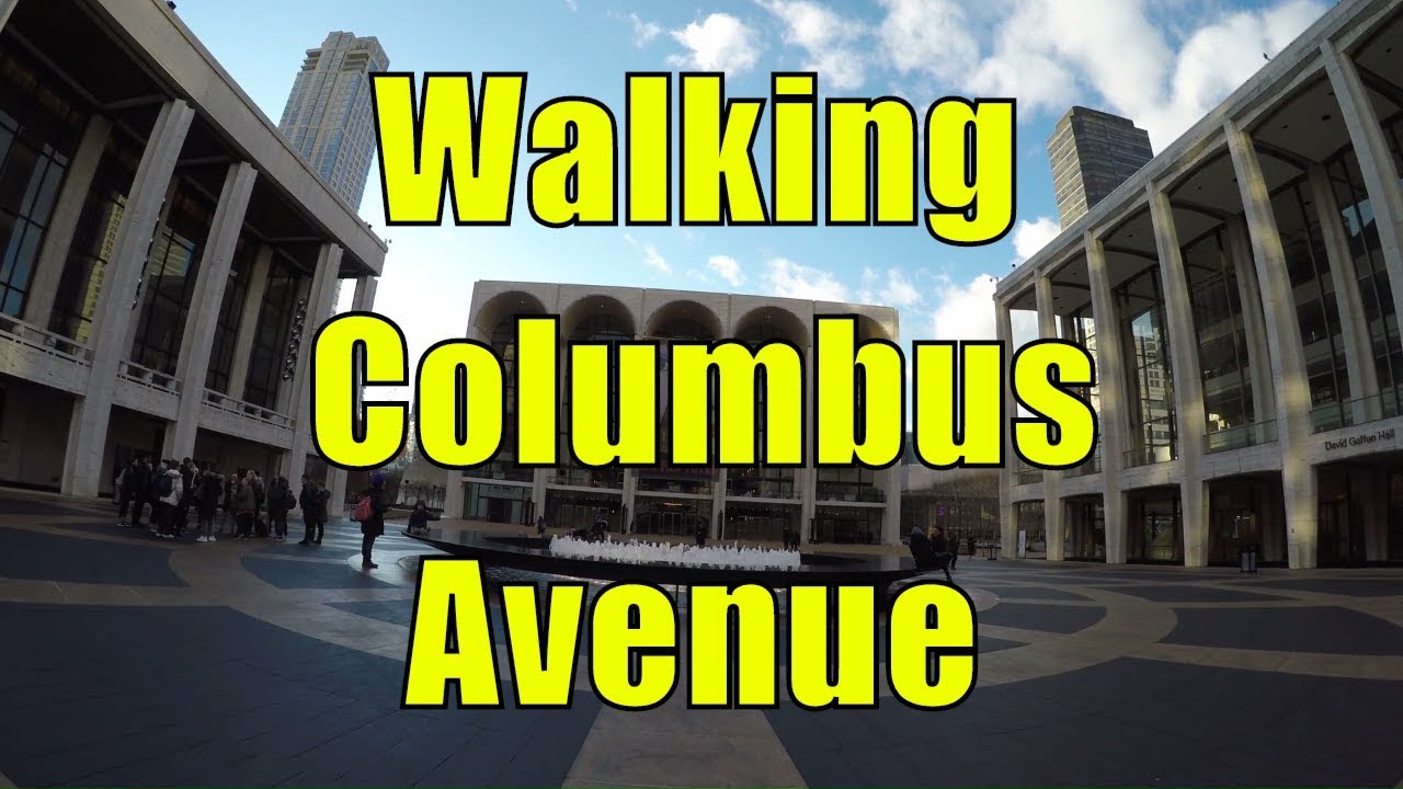 ⁴ᴷ Walking Tour of Upper West Side, Manhattan, NYC - Columbus Avenue & Lincoln Center