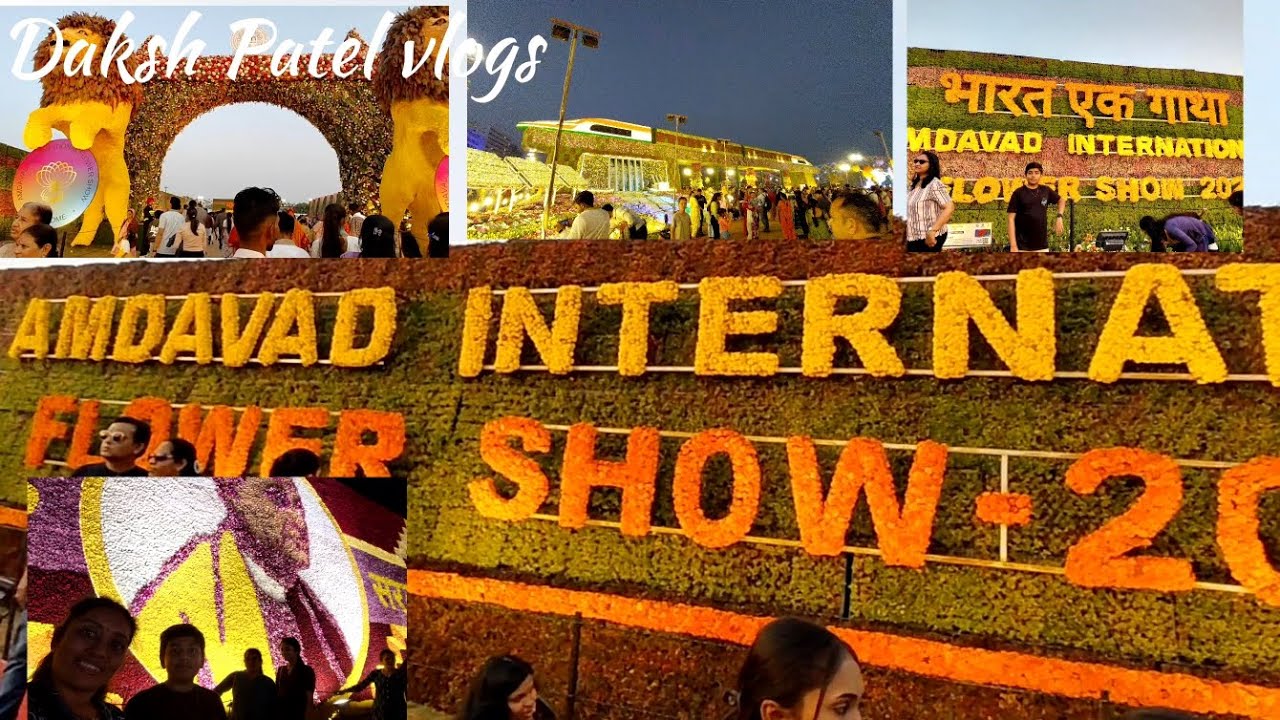 Amdavad International Flower Show 2026🌼/World Biggest Flower Show/Daksh Patel vlogs 