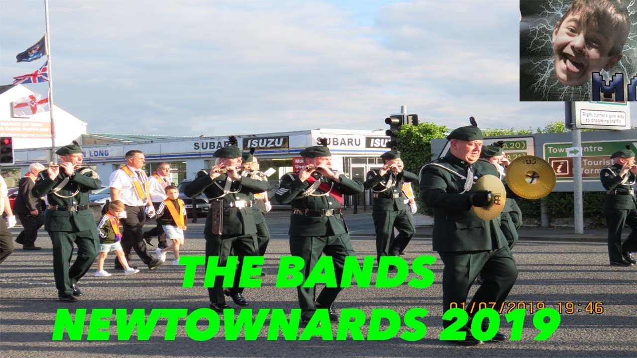 THE BANDS NEWTOWNARDS JULY 1ST 2019  flute bands