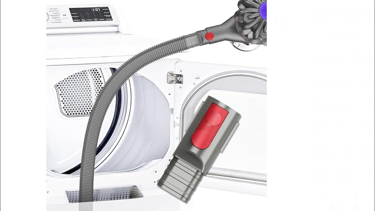 Sealegend Dryer Vent Cleaner Kit Compatible with Dyson Dryer Lint Vacuum Attachment