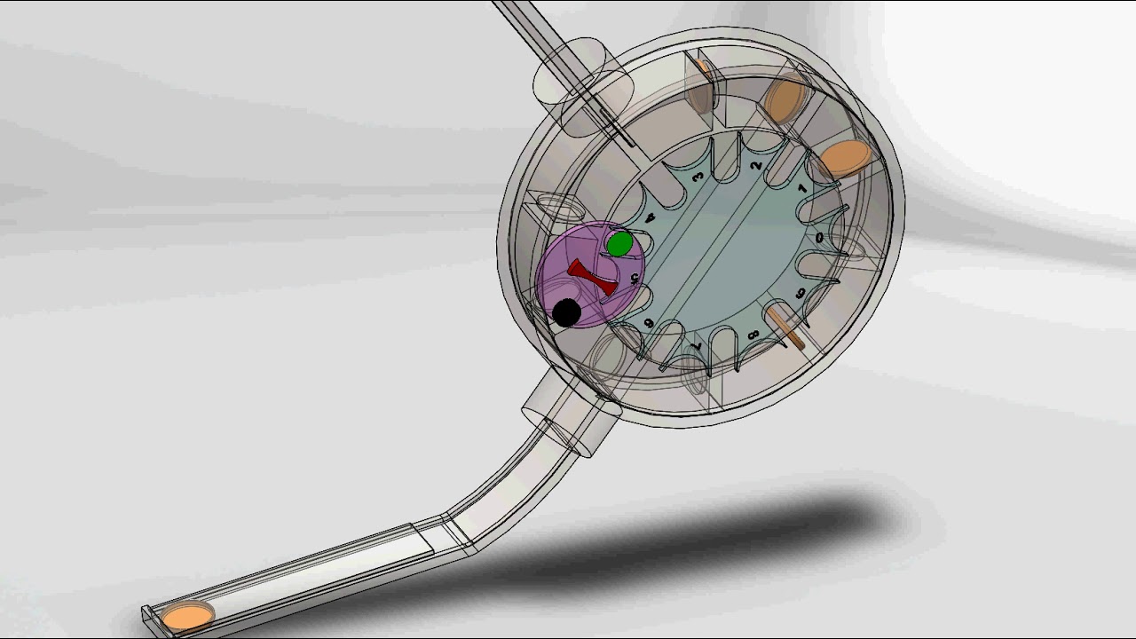 cap up side positioning mechanism 3d