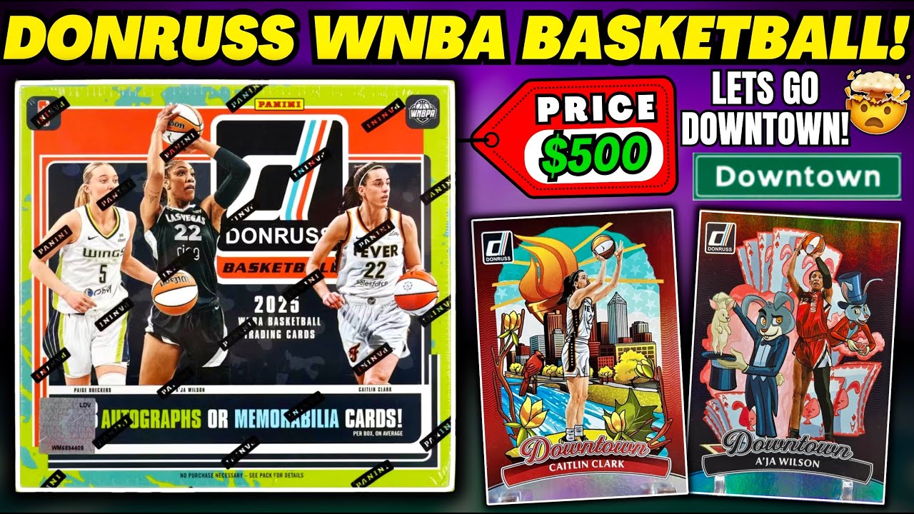 *ДАВАЙТЕ ОТПРАВИМСЯ НА ОХОТУ В ЦЕНТР ГОРОДА!🤯 ОБЗОР БАСКЕТБОЛЬНОЙ НАБОРНОЙ WNBA 2025 DONRUSS!🏀