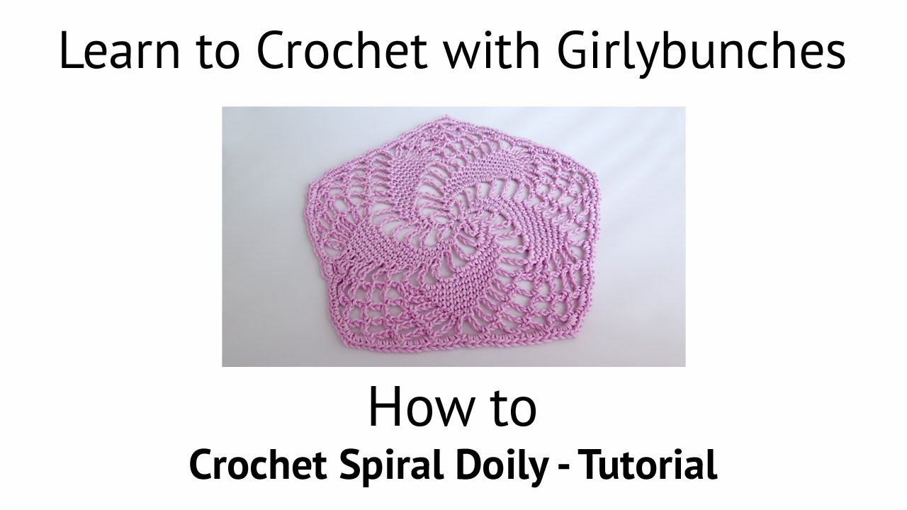 Spiral Pentagon Doily - Tutorial | Girlybunches