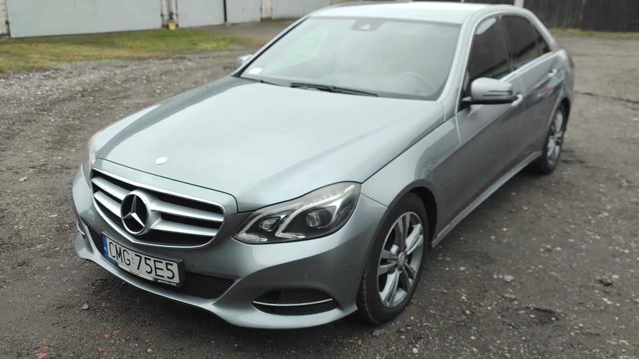 Mercedes E-klasa W212FL Oględziny lakiernicze