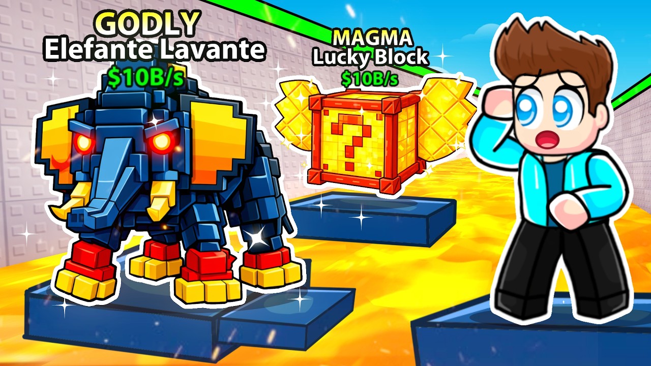 RESCUE SECRET GODLY BRAINROTS FROM LAVA IN ROBLOX !!