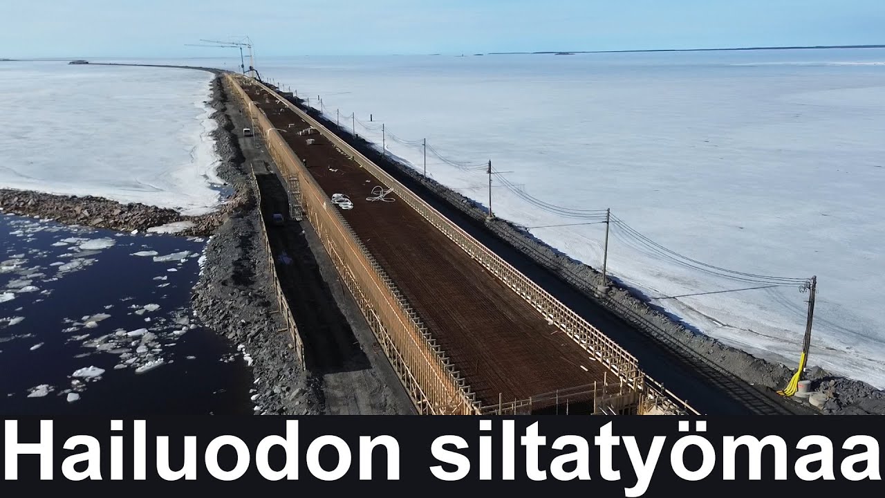 Hailuodon siltatyömaa  16.4.2025