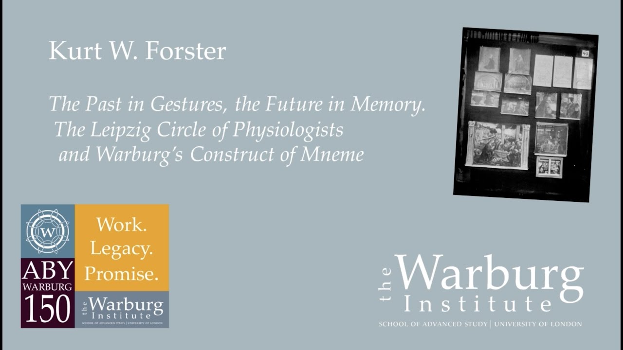 Kurt W. Forster: The Past in Gestures, the Future in Memory.