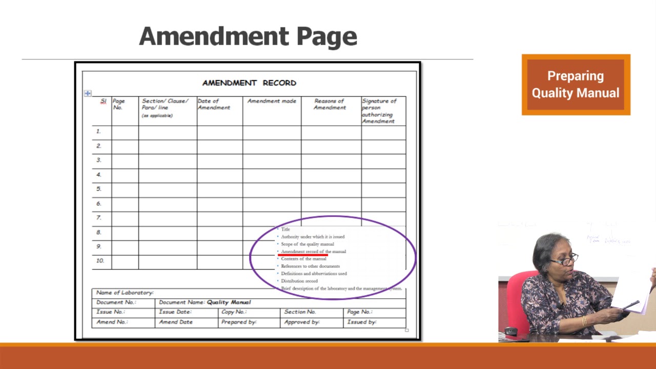 Preparing a Quality Manual