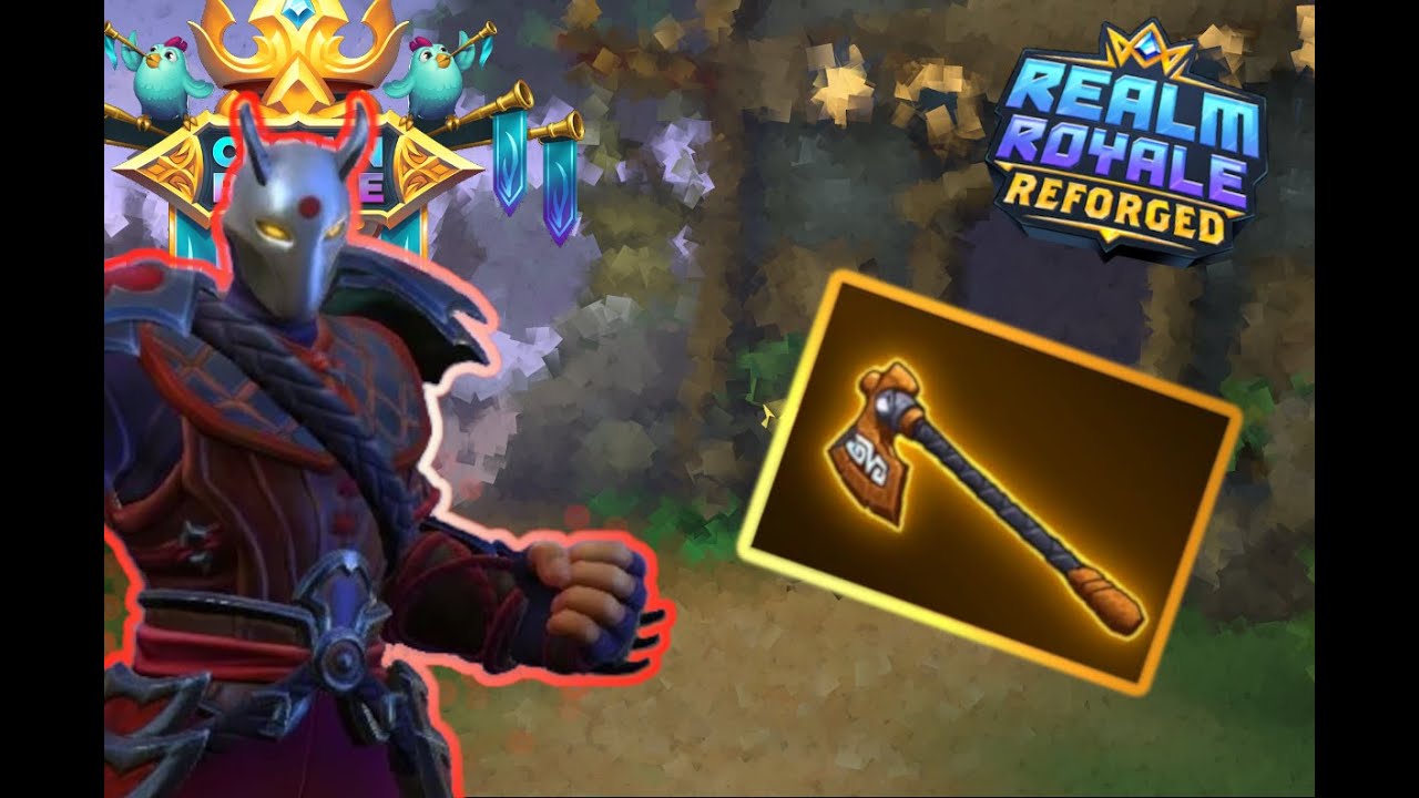 Let's don't forget about the Axe! | REALM ROYALE REFORGED | Solo 13 kills