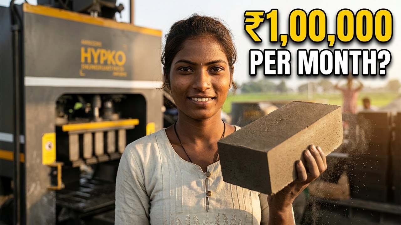 Manufacturing Business || Fly Ash Brick Machine || Small Business Ideas || Brick Making Machine