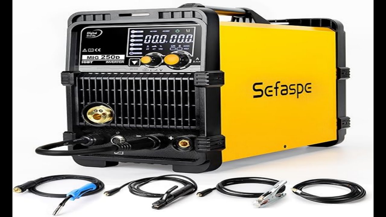 sefaspe 250 welder unboxing welding and review