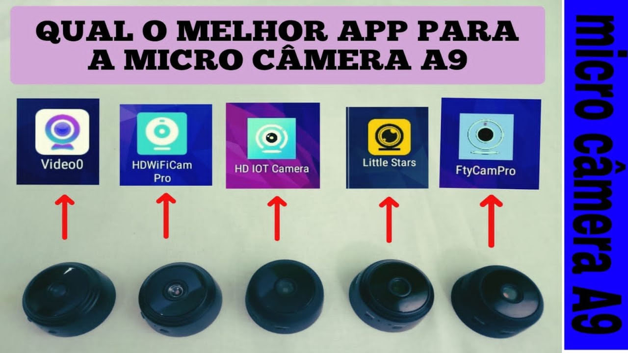 MICRO C&Acirc;MERA ESPI&Atilde; A9, QUAL O MELHOR APLICATIVO PARA T&Aacute; CONFIGURANDO E INSTALADO NO CELULAR.