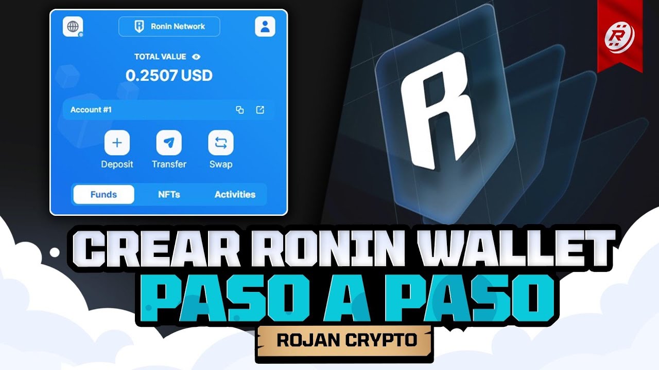 ¿Cómo CREAR una RONIN WALLET para EMPEZAR en Axie, Pixels y más?