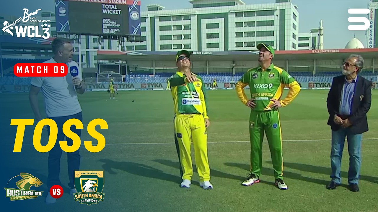 Toss | Australia Champions vs South Africa Champions | Match 9 | WCL 2026 | M9O1T