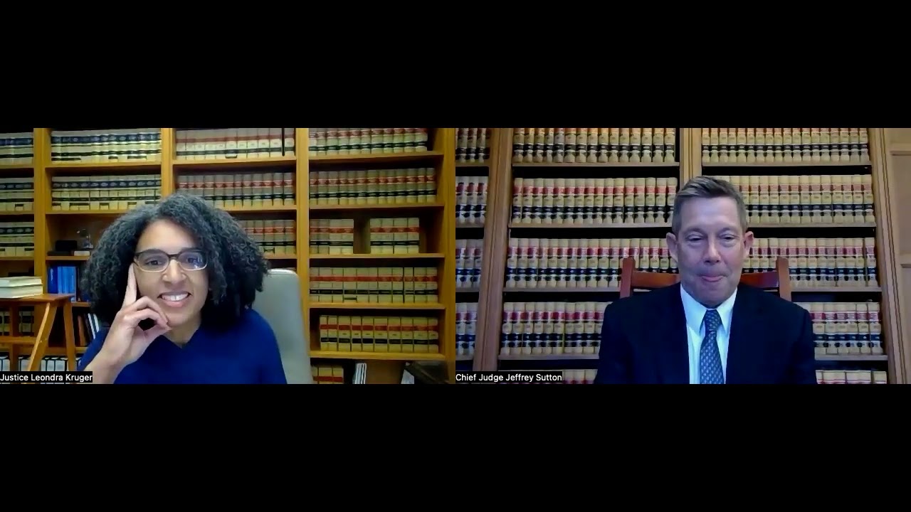 Who Decides? The 2022 Annual Lecture with Chief Judge Jeffrey Sutton and Justice Leondra Kruger