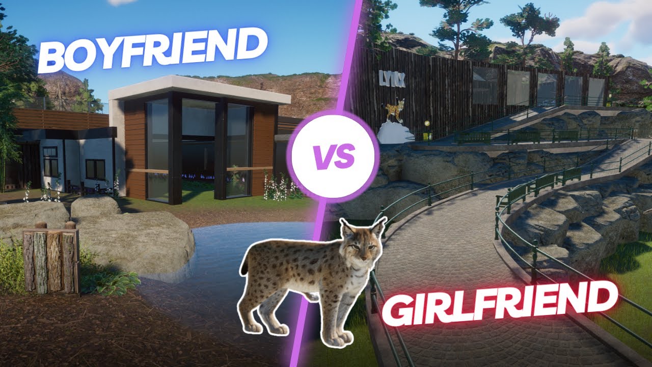 Planet Zoo | Ultimate Eurasian Lynx Habitat | Boyfriend vs Girlfriend - Ep. 2 [Speed Build]
