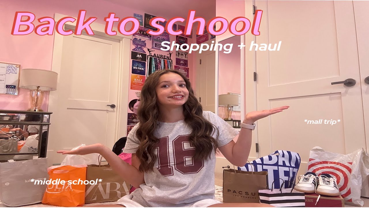 Back to school shopping + huge haul!