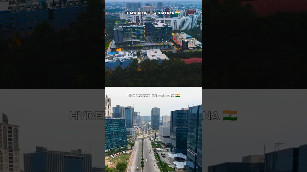 BANGALORE, KARNATAKA 🇮🇳 & HYDERABAD, TELANGANA 🇮🇳 | CITY EXPLORING | SKYVIEW SHUBHO