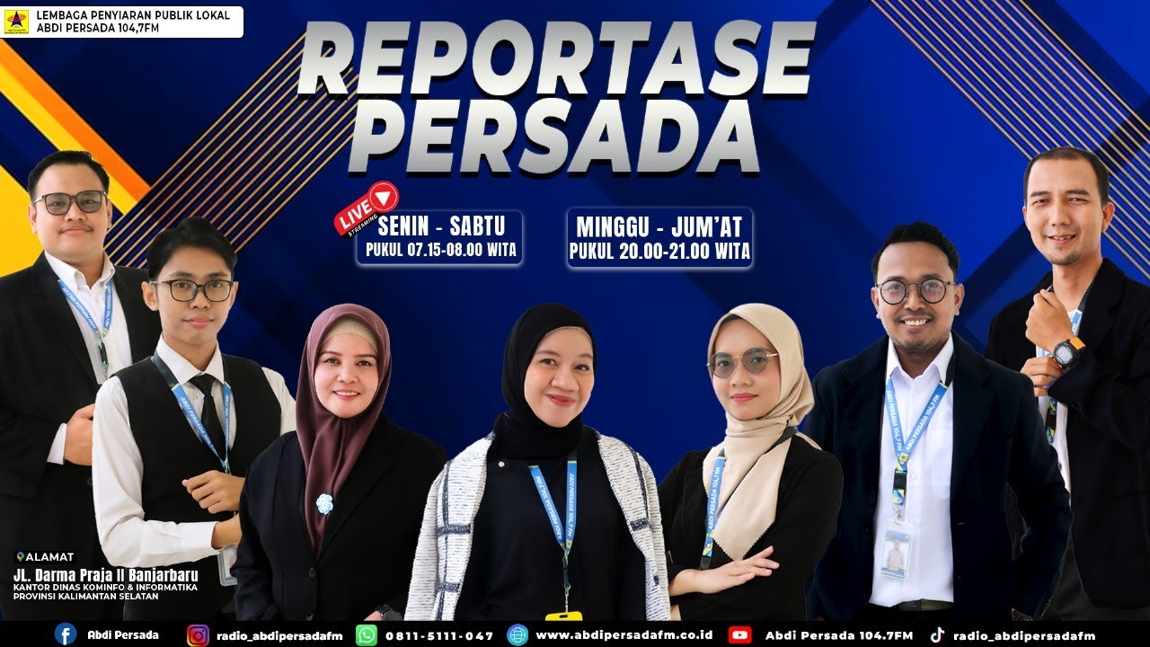 REPORTASE PERSADA PAGI - 📅 JUM'AT,  9 JANUARI 2026 🔴LIVE