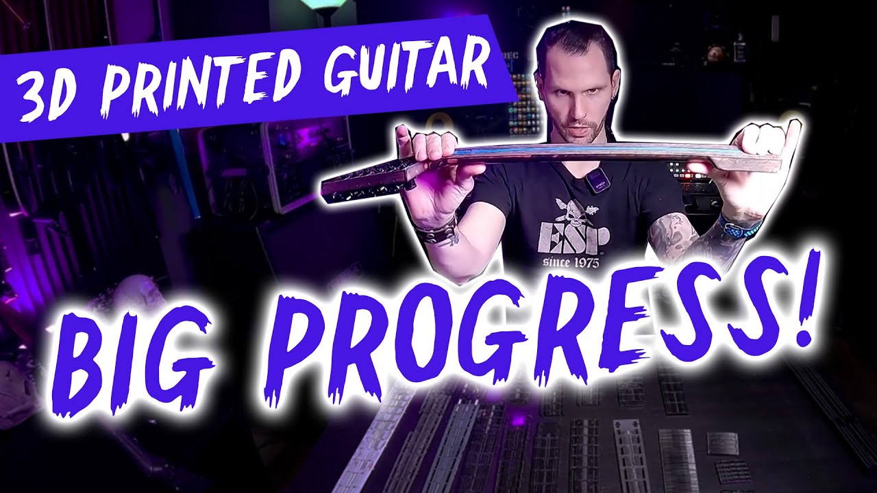 This Guitar Neck Is 3D Printed. Wait Until You See The Rest of The Guitar.