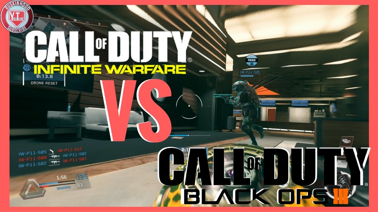 Bo3 vs IW (Black Ops 3 vs INFINITE WARFARE) Call of Duty MULTIPLAYER