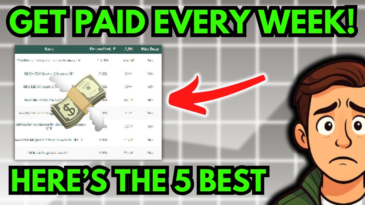 5 ETF с еженедельными дивидендами, которые НЕ являются мусором! (Мой топ-5!)