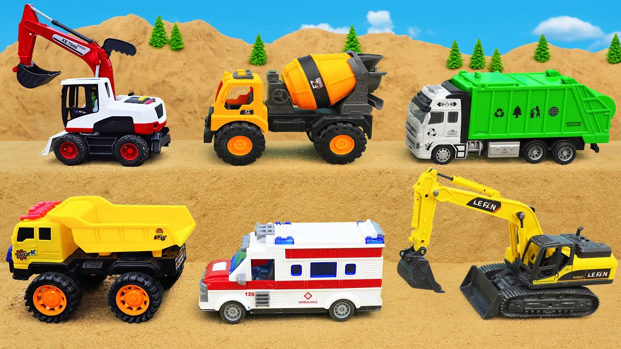 Diy tractor mini Bulldozer to making concrete road | Construction Vehicles, Road Roller #6