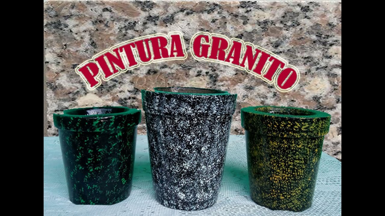 COMO FAZER PINTURA GRANITO / HOW TO PAINT GRANITE