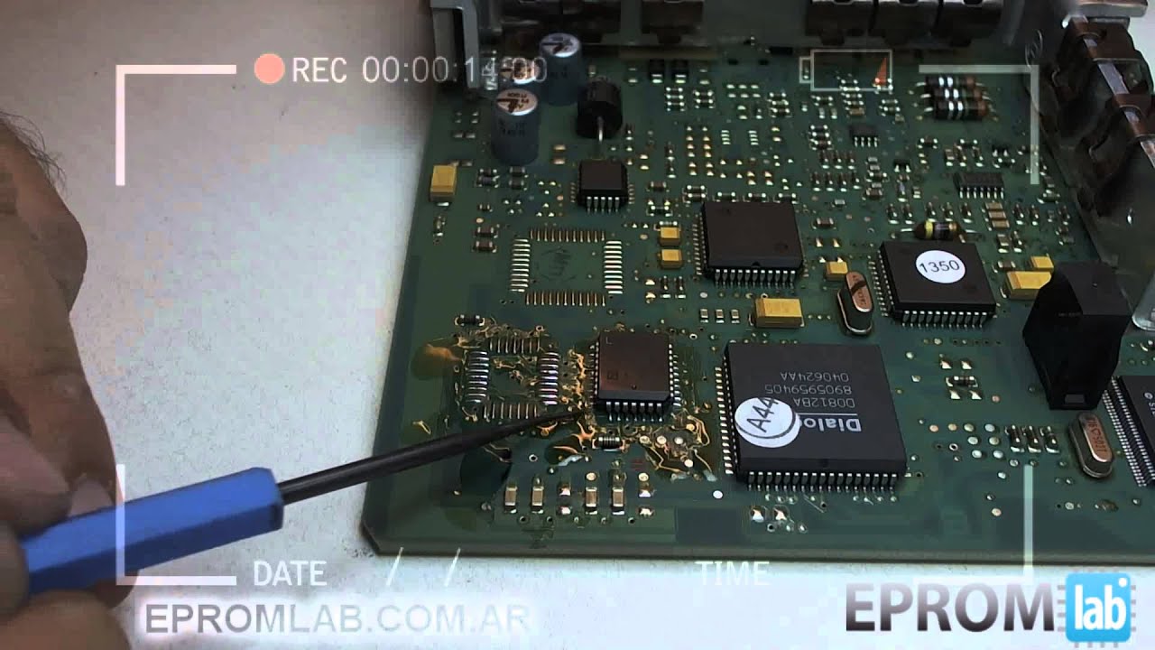 SOLDADURA 29F010 PLCC ECU BOSCH MSA15.5