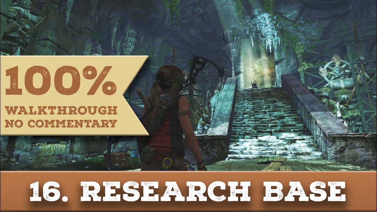 Tomb Raider 2013 Walkthrough [1440p] (100% Completion,Hard) part 16 RESEARCH BASE