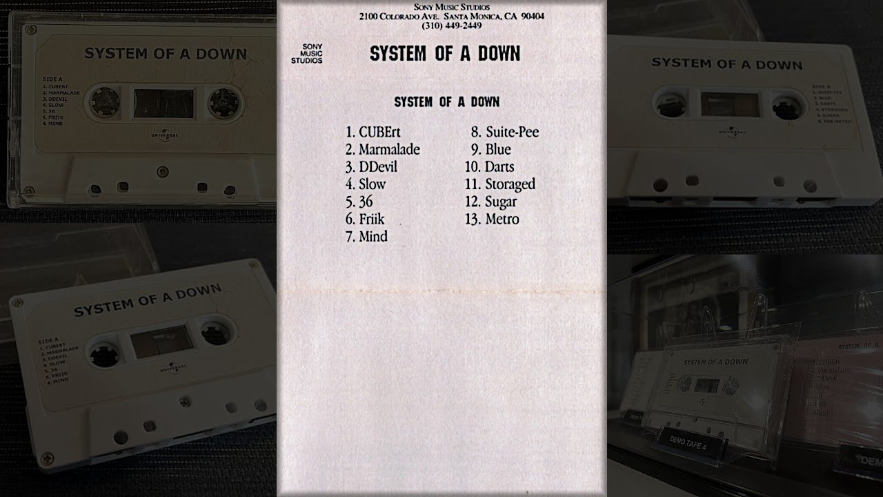 System Of A Down - Demo Tape 4 (HQ 2025)