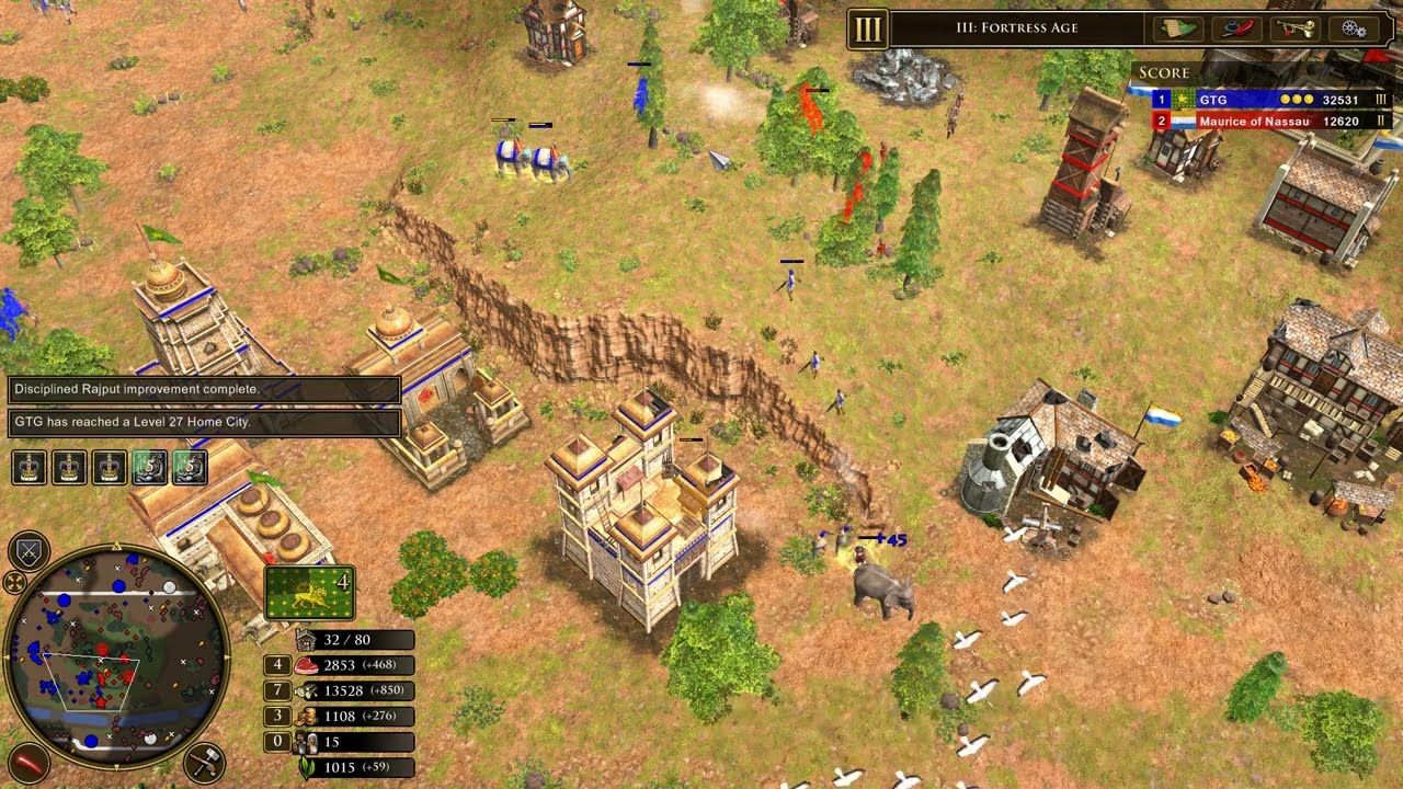 Epic AoE 3 DE Empire Wars Match India vs Dutch - #geektogamer #aoe #gtg