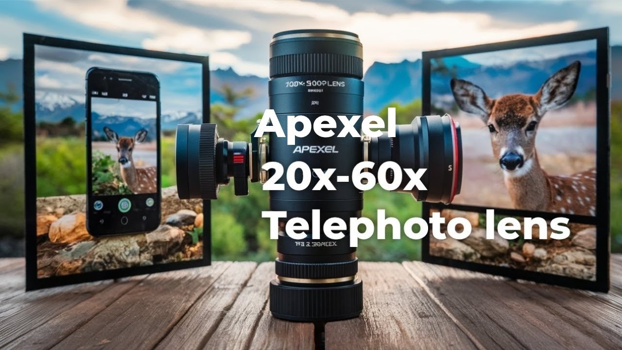 Unboxing the Incredible Apexel 20x-60x Telephoto Lens!