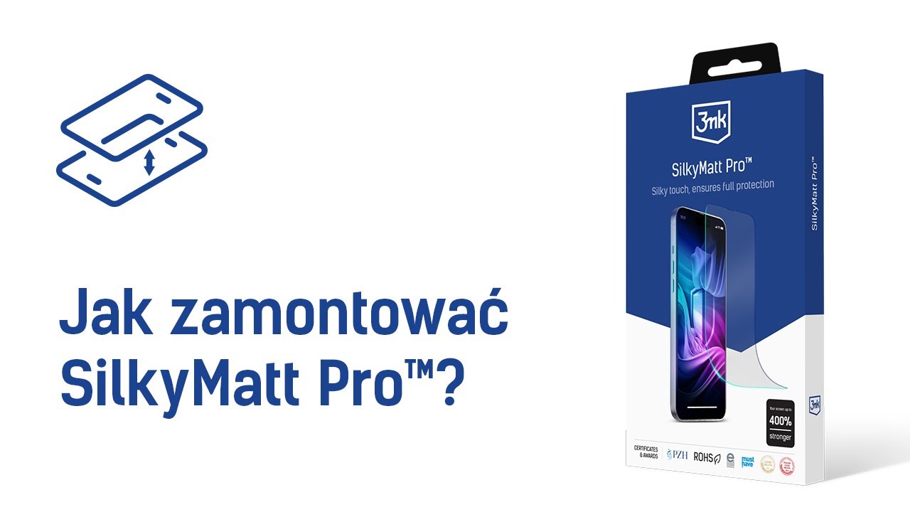3mk SilkMatt Pro&trade; - Jak zamontować?