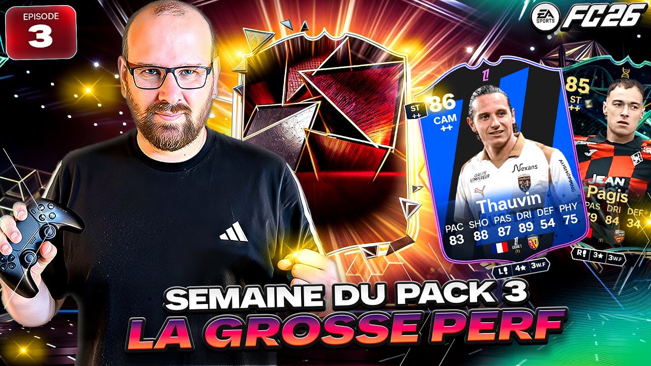 LA GROSSE PERF ! RECOMPENSES FUT CHAMPION SEMAINE DU PACK 3 FC 26 !