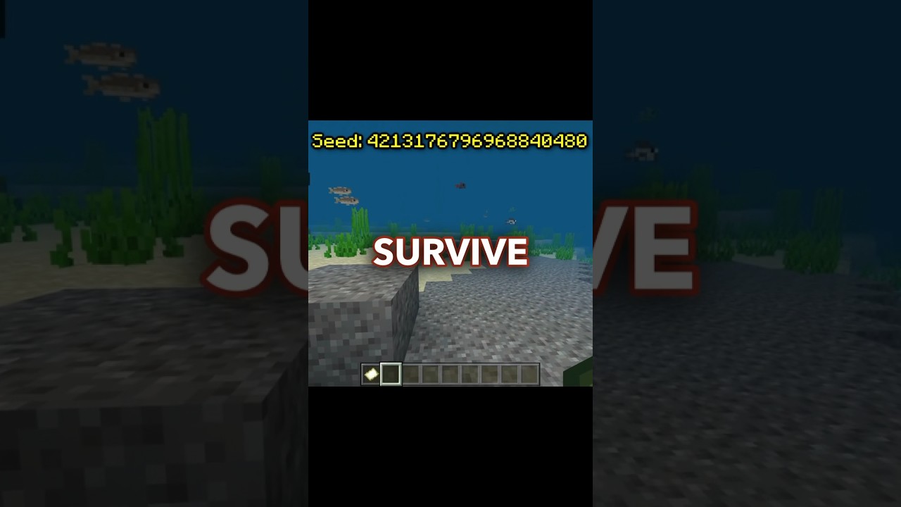 Спаун в океане 1.21+ Сид Minecraft Bedrock/Java