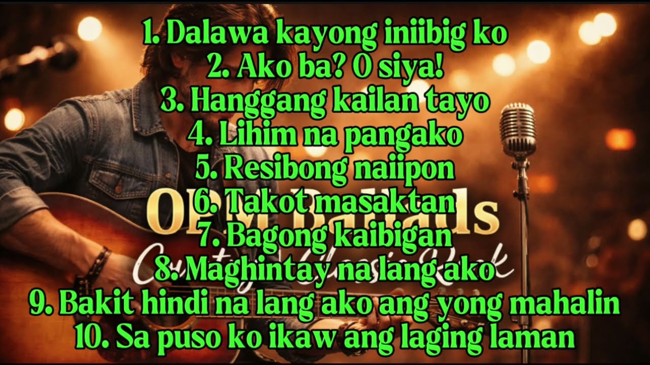 Opm ballads, country, classic rock - Musicscape ph