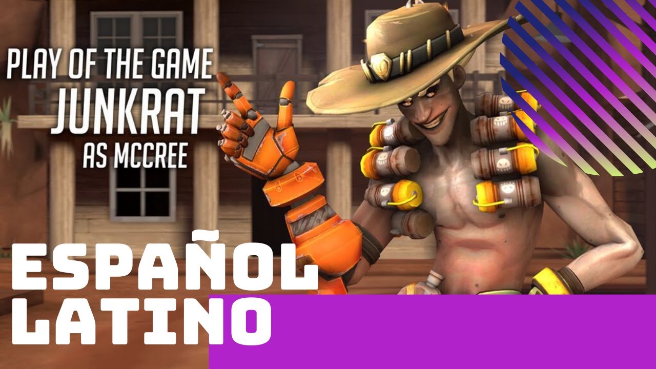 Junkrat Steals McCree's Hat - [Overwatch Animation] Fandub Latino