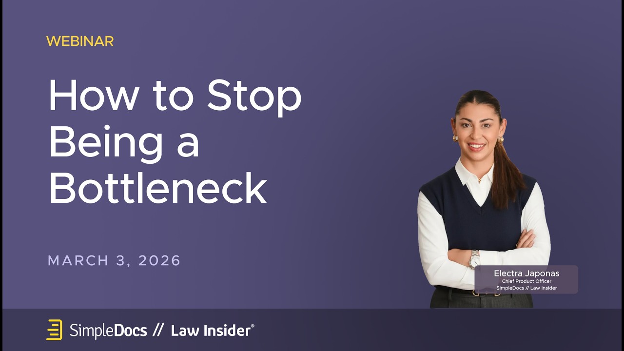 How to Stop Being a Bottleneck