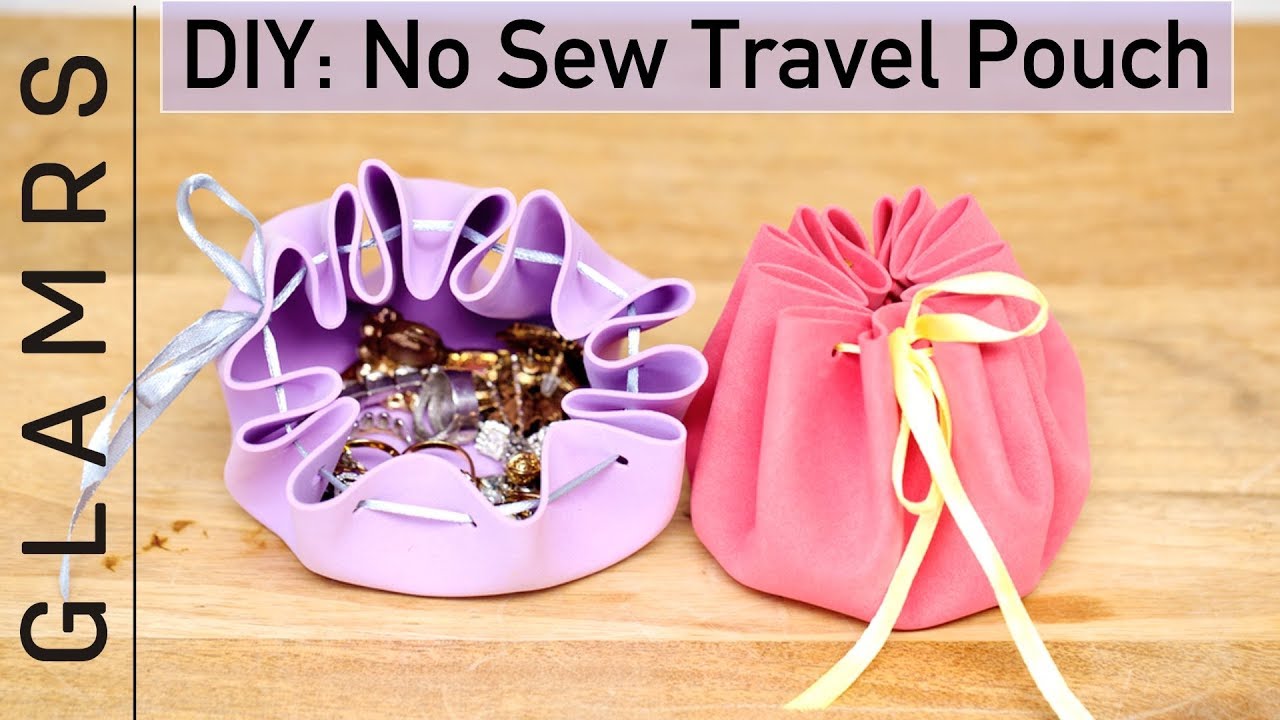 DIY No Sew Pouch - Easy and Creative | Pouch To Keep Jewellery, Coins, Earphones, etc.