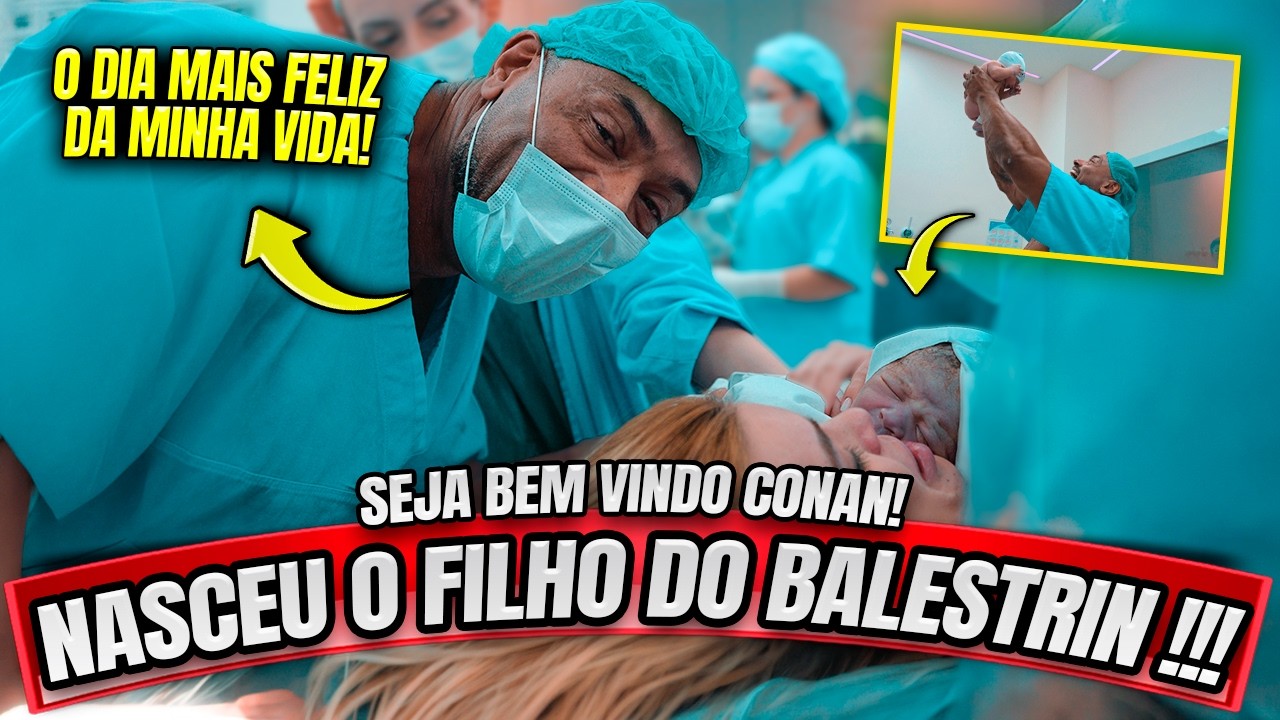 NASCEU O FILHO DO BALESTRIN - SEJA BEM VINDO CONAN !!!