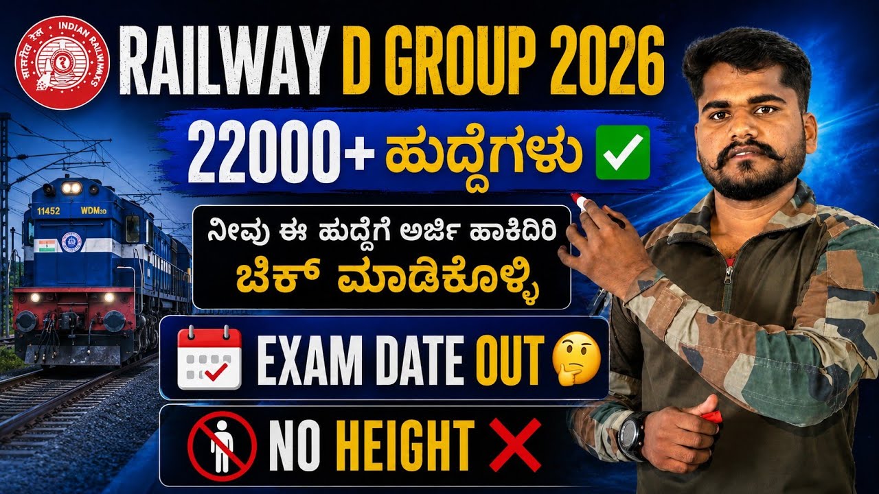 RRB GROUP D EXAM DATE FIX 2026 | RAILWAY GROUP D EXAM SYLLABUS | SELECTION PROCESS 