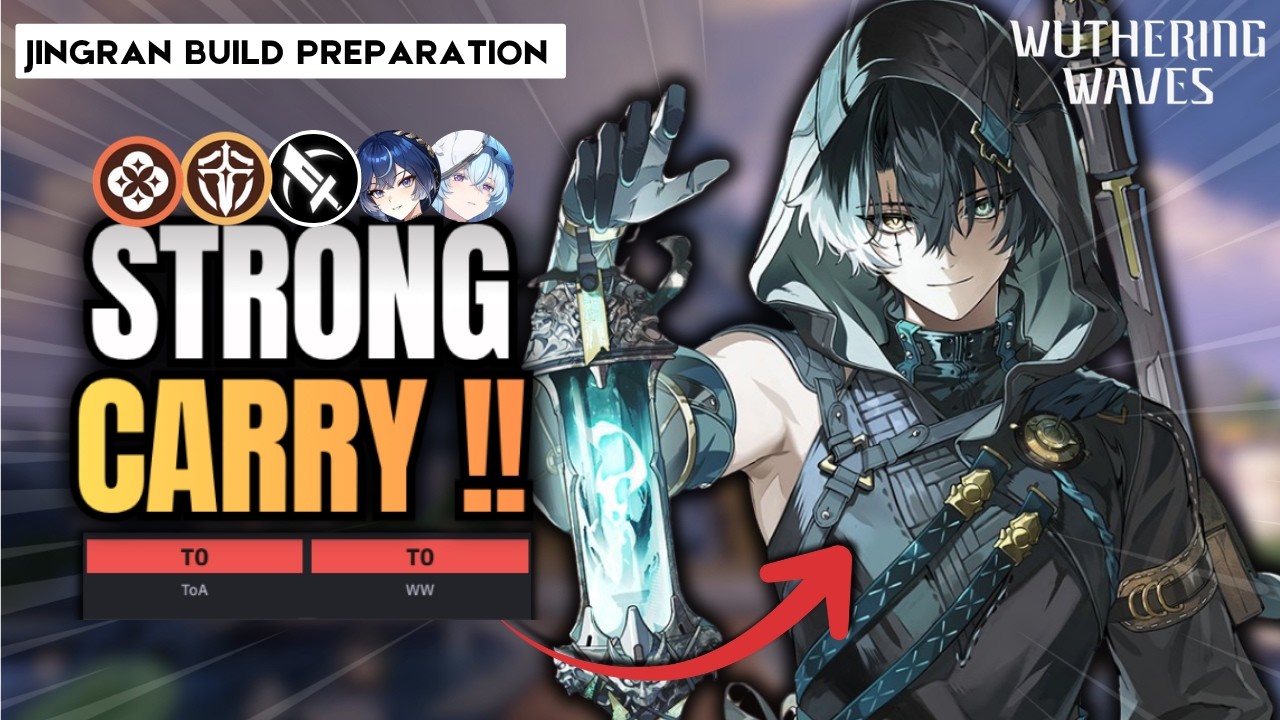 Jingran is GODLY! but with a condition..| Kit reviews, rotation & Build | Wuthering Waves