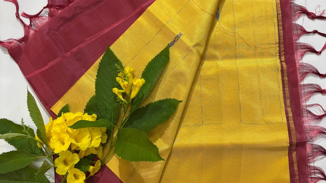 Banana silk vaallai naar pattu saree 