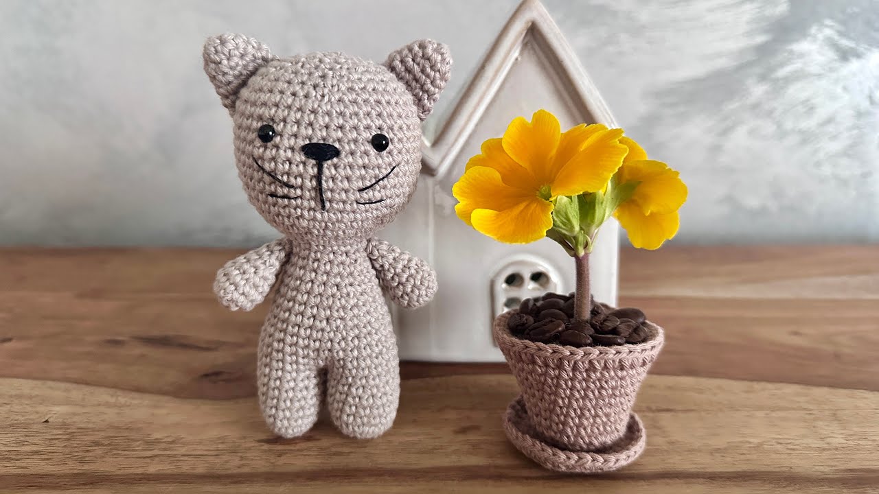 Crochet Cat Tutorial, Amigurumi Cat, Katze Häkeln Anleitung