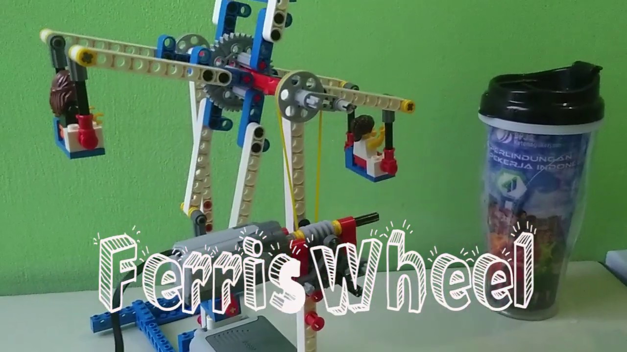 LEGO 9686 "Ferris Wheel" Building Instructions with Simple Motorized Mechanisms